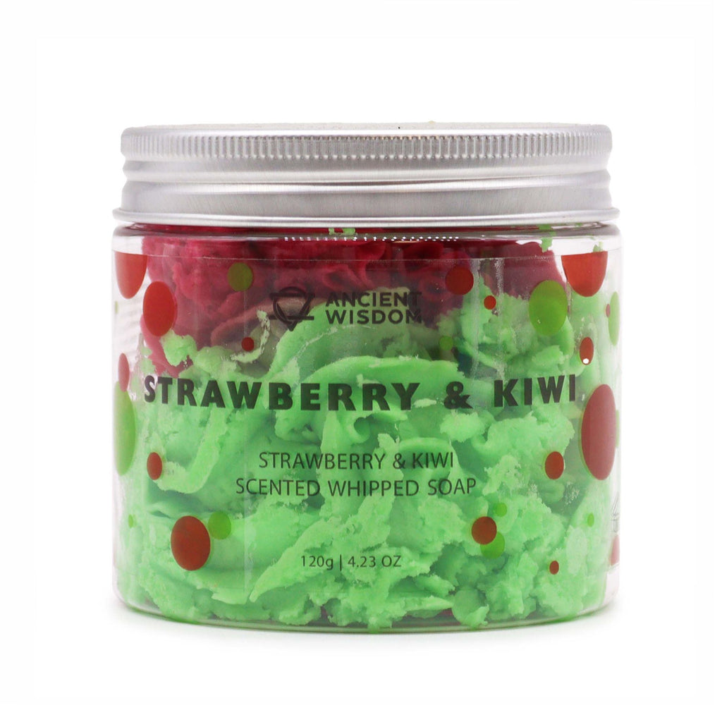 Strawberry & Kiwi Whipped Soap 120g